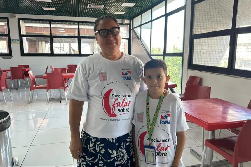 Suane Meirelles – Mãe de Everson Calandrini, paciente acompanhado pela Fundação Hemopa.