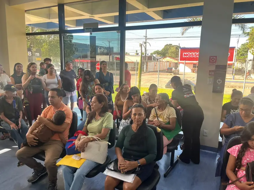 Ação e palestras nas recepções para usuários 