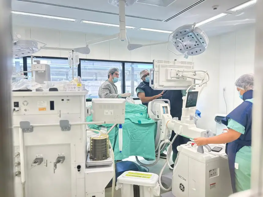 Sala de cirurgia do HMPA