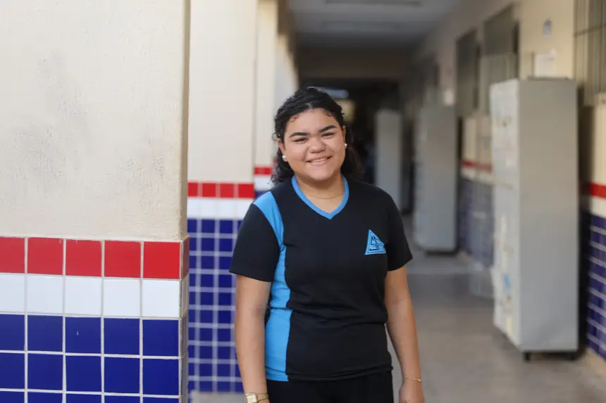 Barbara Samanta Corrêa, terceira série do ensino médio