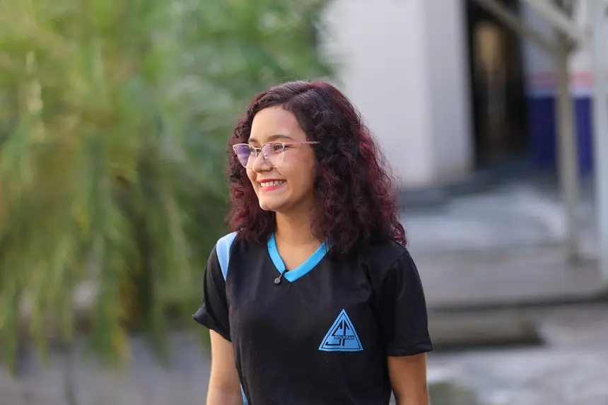 5. Mylena Ingrid Pereira Gonçalves, da terceira série do ensino médio