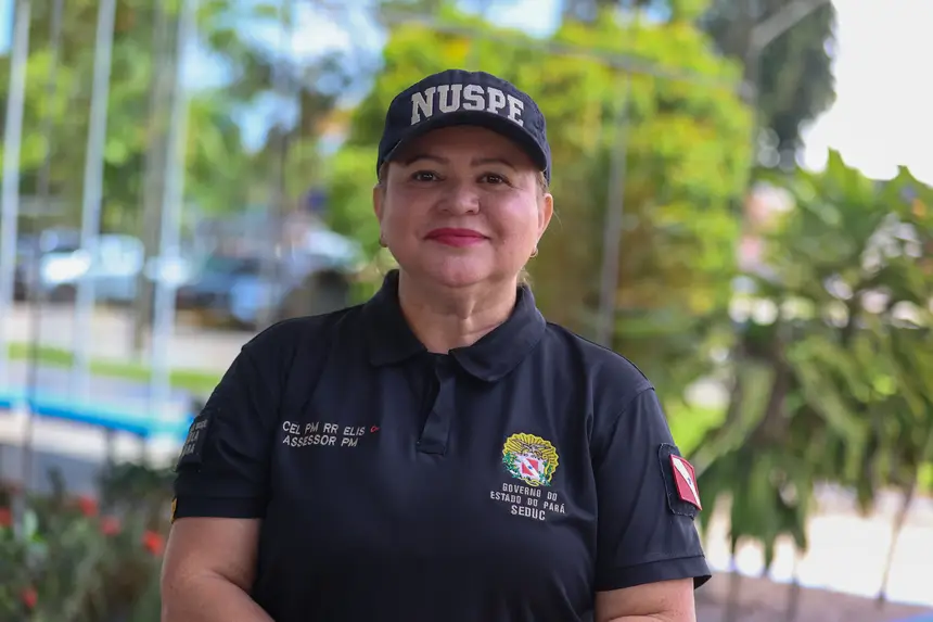 Coronel Elis Ramos, do programa escola Segura 