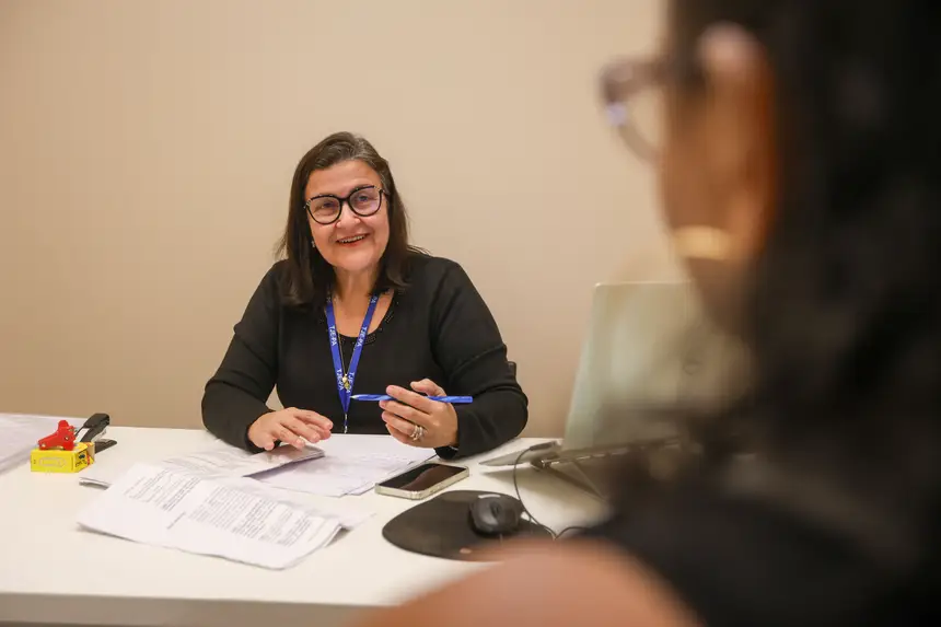 Márcia Adrião - responsável pela supervisão do 4° Cejusc