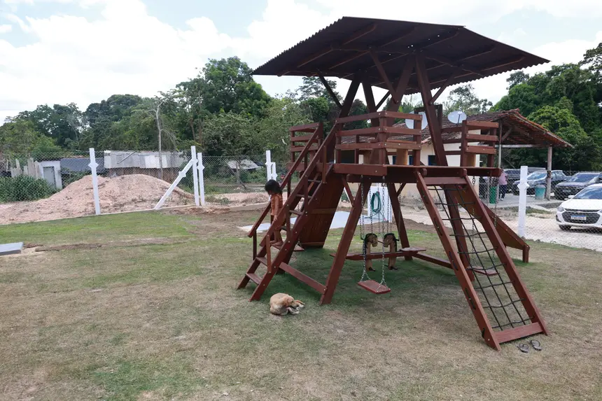 Nova escola atende comunidade Tembé na aldeia Pirá, na terra indígena Alto Rio Guamá