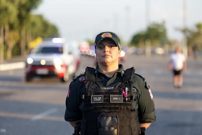Comandante do Comando de Policiamento da Capital I (CPC I), coronel Ilanise Rodrigues