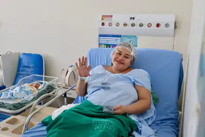 notícia: Levy é o primeiro bebê a nascer na Santa Casa em 2026