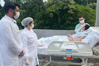 notícia: Passeio terapêutico ao ar livre evidencia cuidado integral no Pronto-Socorro Estadual