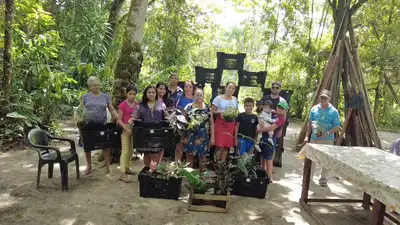 notícia: Sedap incentiva produção e repassa basquetas a agricultores familiares de Santa Bárbara