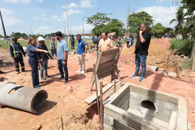 galeria: Governadora Hana Ghassan Visita obra na Rua Ipanema ilha do Outeiro