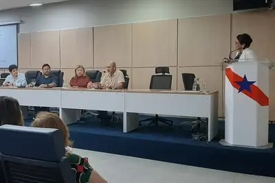 notícia: Sespa sedia I Workshop de Saúde Coletiva e fortalece diálogo entre academia científica e gestão pública