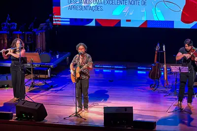 notícia: Banda Sayonara anima a final da 6ª Mostra de Música Canta Servidor 