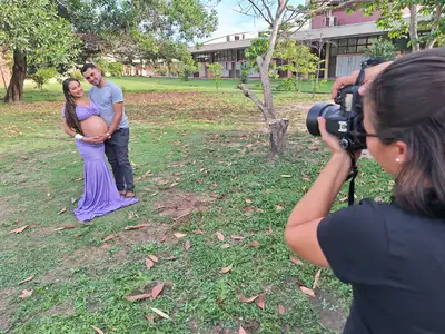notícia: Sonho realizado: Regional de Santarém promove ensaio fotográfico com gestante
