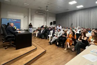 notícia: Assembleia extraordinária discute critérios de divisão da outorga entre municípios da MRAE