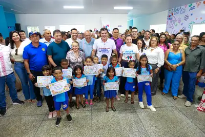 notícia: Governo do Estado entrega 17ª unidade do programa "Creches Por Todo o Pará" em Cachoeira do Arari