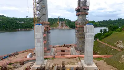 galeria: Obras da ponte sobre o rio Xingu DRONE Ft Roni Moreira AgPará