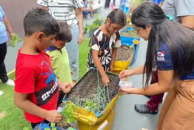 notícia: Hospital de Capanema promove manhã de educação ambiental e inclusão para crianças com autismo 