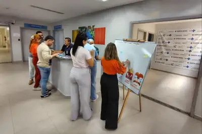 notícia: Hospital Santa Rosa finaliza campanha Janeiro Branco com foco no acolhimento e na conscientização