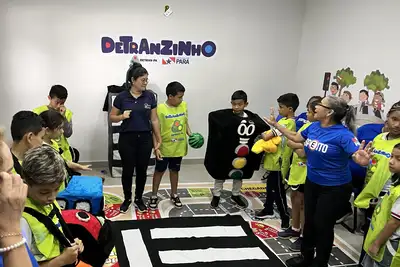 notícia: Detranzinho recebe primeira escola de 2026 e reforça educação para o trânsito desde a primeira infância