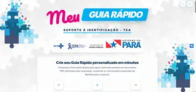 notícia: Governo do Pará lança guia rápido para auxiliar documentação de crianças com autismo