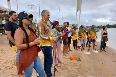 notícia: Setur qualifica condutores de pesca esportiva em Vitória do Xingu