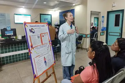 notícia: Hospital Regional de Marabá reforça conscientização sobre lúpus durante o Carnaval 