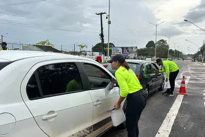 notícia: Detran reforça fiscalização na PA-140 e combate irregularidades no acesso a Vigia