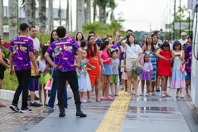 galeria: Programação de carnaval anima o público no Parque da Cidade