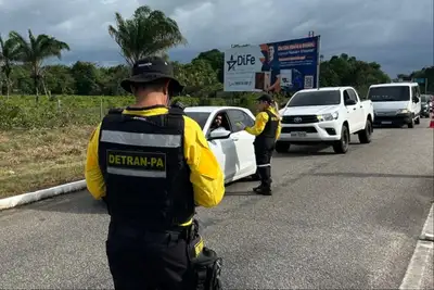 notícia: Em Curuçá, equipes do Detran fiscalizam condutores e veículos para coibir irregularidades