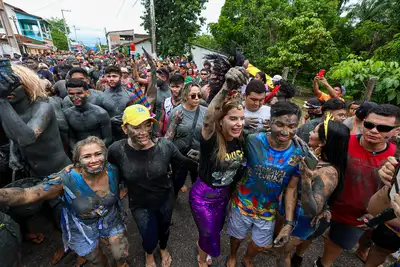 notícia: Tradição e consciência ambiental reforçam simbolismo do 'Pretinhos do Mangue', em Curuçá