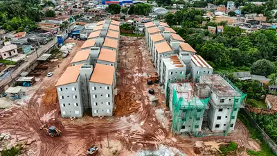 galeria:  Residencial Tapanã / Obras - imagens de drone