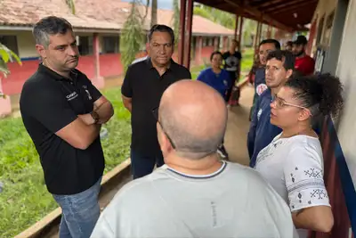 notícia: Na região Sul do Pará, secretário de Educação, Ricardo Sefer, gestores e professores dialogam sobre melhorias e fluxo escolar