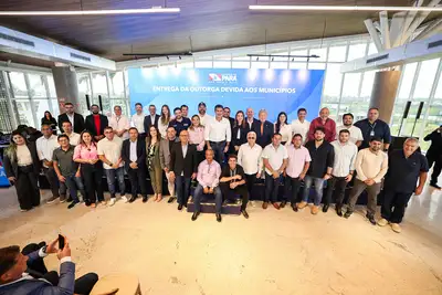 notícia: Governo do Pará realiza repasse da outorga e anuncia início de R$ 8,4 bilhões em investimentos em saneamento para 36 municípios