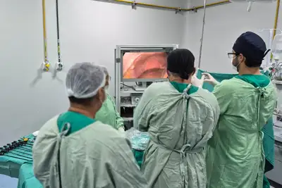 notícia: Hospital Regional de Rio Maria realiza primeira cirurgia por vídeo e amplia resolutividade no Sul do Pará