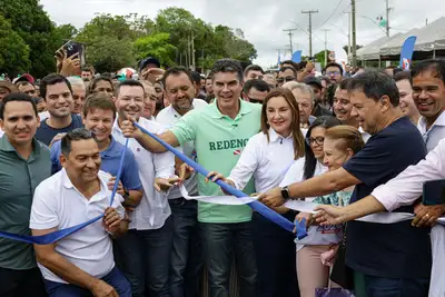 notícia: Marcando mudanças na mobilidade e infraestrutura de Redenção, avenida Marechal Rondon é entregue à população