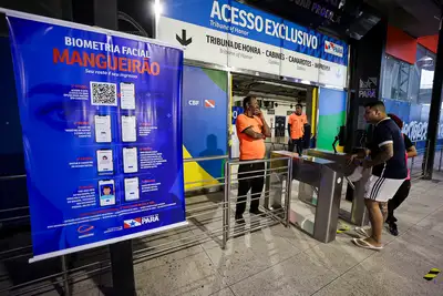 notícia: Mangueirão inicia uso de biometria facial em jogo com 21 mil torcedores e moderniza acesso 