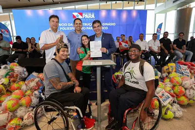 notícia: Governo do Pará anuncia construção do primeiro Ginásio Poliesportivo Paralímpico da Região Norte