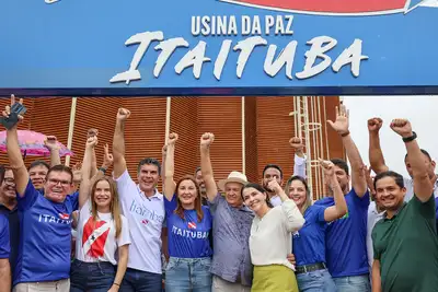 notícia: Em Itaituba, Governo do Pará entrega a 24ª Usina da Paz. A primeira da Região do Tapajós