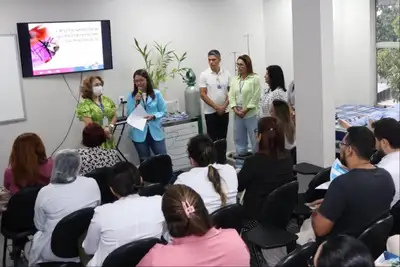 notícia: Hospital de Clínicas Gaspar Vianna realiza capacitação sobre manejo clínico da Doença de Chagas