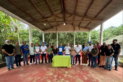 notícia: Semas inicia tratativas para Acordo de Pesca na comunidade Cacoal do Piritoró, em Viseu