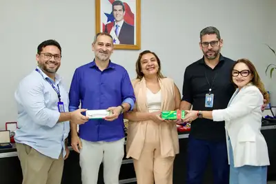 notícia: Sespa entrega implantes subdérmicos contraceptivos à Fundação Santa Casa e ao Hospital da Mulher do Pará