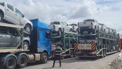 notícia: Sefa apreende 24 caminhonetes avaliadas em quase R$ 5 milhões