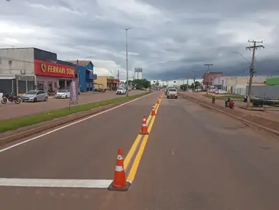 notícia: Detran realiza sinalização viária em quatro rodovias estaduais 