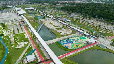 notícia: Parque da Cidade tem festejos juninos e transmissões dos jogos da seleção brasileira 