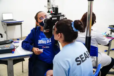 notícia: Ação integrada leva saúde, informação e autocuidado a internas de unidade prisional em Ananindeua