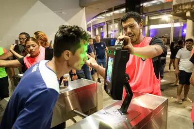 notícia: Mangueirão recebe mais de 25 mil torcedores e reforça segurança com acesso por biometria facial
