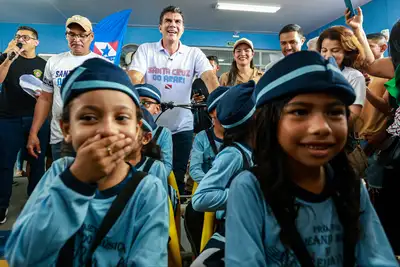 notícia: Estado reforça educação infantil do Marajó com 22ª creche em Santa Cruz do Arari