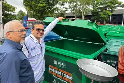 notícia: Semas viabiliza entrega de 1.335 equipamentos para fortalecer gestão de resíduos em Belém