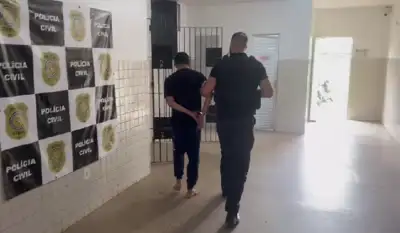 notícia: Polícia Civil prende homem em flagrante por crimes contra a mulher no distrito de Quatro Bocas