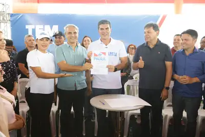 notícia: Governo do Pará firma convênio com a Prefeitura de Monte Alegre para fortalecer infraestrutura municipal