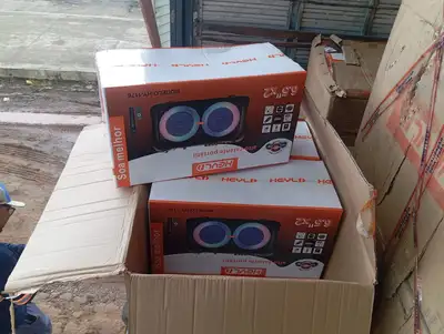 notícia: Sefa apreende em Cachoeira do Piriá mais de 2,4 mil caixas de som importadas